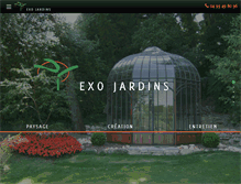 Tablet Screenshot of exo-jardins.com